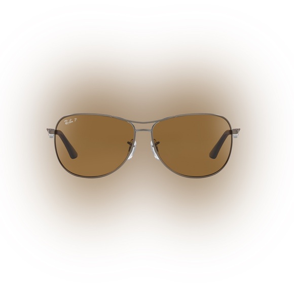 Ray-Ban RB3519 Aviator Sunglasses – Brown Frame - Picture 1 of 8